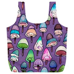 Foraging For Mushrooms Full Print Recycle Bag (xl) by GardenOfOphir