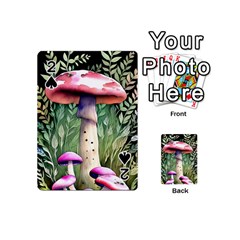 Mushroom Foraging In The Woods Playing Cards 54 Designs (mini) by GardenOfOphir
