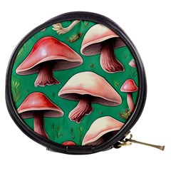 Forest Mushrooms Mini Makeup Bag by GardenOfOphir