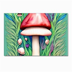 Vintage Forest Mushrooms Postcards 5  X 7  (pkg Of 10) by GardenOfOphir