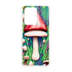 Vintage Forest Mushrooms Samsung Galaxy S20 Ultra 6 9 Inch Tpu Uv Case by GardenOfOphir