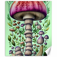 Forest Mushrooms Canvas 20  X 24  by GardenOfOphir