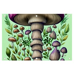 Forest Mushrooms Banner And Sign 6  X 4  by GardenOfOphir