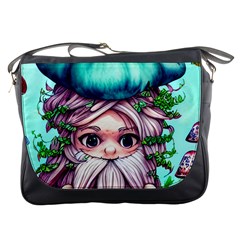 Witchy Forest Mushrooms Messenger Bag by GardenOfOphir