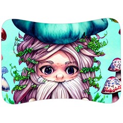 Witchy Forest Mushrooms Velour Seat Head Rest Cushion by GardenOfOphir