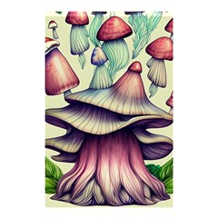 Antique Forest Mushrooms Shower Curtain 48  X 72  (small)  by GardenOfOphir