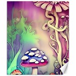 Tiny Forest Mushroom Fairy Canvas 8  x 10  8.15 x9.66  Canvas - 1