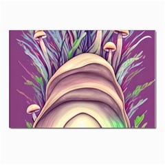 Forest Mushroom Fairy House Postcards 5  X 7  (pkg Of 10) by GardenOfOphir