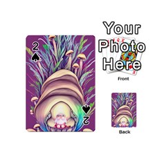 Forest Mushroom Fairy House Playing Cards 54 Designs (mini) by GardenOfOphir