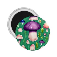 Forest Mushroom Garden Path 2 25  Magnets by GardenOfOphir