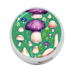 Forest Mushroom Garden Path 4-port Usb Hub (one Side) by GardenOfOphir