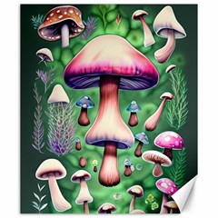 Secret Forest Mushroom Fairy Canvas 20  X 24  by GardenOfOphir