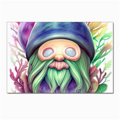 Enchanted Mushroom Forest Fairycore Postcard 4 x 6  (pkg Of 10) by GardenOfOphir