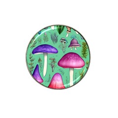 Foraging In The Mushroom Forest Hat Clip Ball Marker (10 Pack) by GardenOfOphir