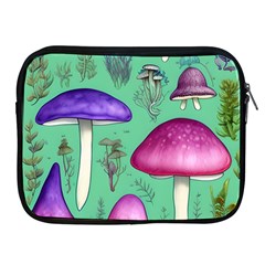 Foraging In The Mushroom Forest Apple Ipad 2/3/4 Zipper Cases by GardenOfOphir