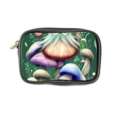 Natural Mushroom Fairy Garden Coin Purse by GardenOfOphir