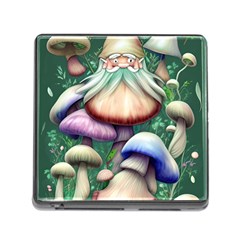 Natural Mushroom Fairy Garden Memory Card Reader (square 5 Slot) by GardenOfOphir