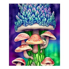 Woodsy Mushroom Forest Nature Shower Curtain 60  X 72  (medium)  by GardenOfOphir
