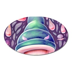 Mushroom Core Oval Magnet