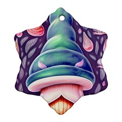 Mushroom Core Ornament (Snowflake)