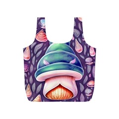 Mushroom Core Full Print Recycle Bag (s) by GardenOfOphir