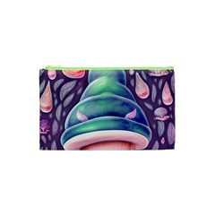 Mushroom Core Cosmetic Bag (xs) by GardenOfOphir