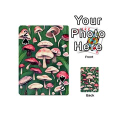 Foraging In The Mushroom Zone Playing Cards 54 Designs (mini) by GardenOfOphir