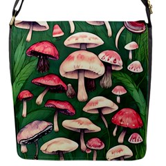 Foraging In The Mushroom Zone Flap Closure Messenger Bag (s) by GardenOfOphir