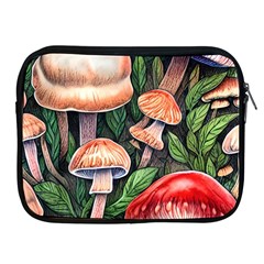 Rustic Mushroom Apple Ipad 2/3/4 Zipper Cases by GardenOfOphir