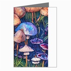 Retro Mushroom Greeting Cards (pkg Of 8) by GardenOfOphir