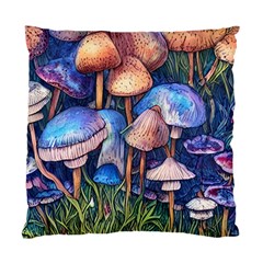 Retro Mushroom Standard Cushion Case (two Sides) by GardenOfOphir