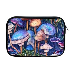 Retro Mushroom Apple Macbook Pro 17  Zipper Case by GardenOfOphir