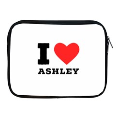 I Love Ashley Apple Ipad 2/3/4 Zipper Cases by ilovewhateva