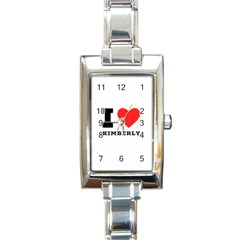 I love kimberly Rectangle Italian Charm Watch