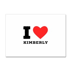 I love kimberly Sticker A4 (100 pack)