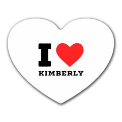 I love kimberly Heart Mousepad