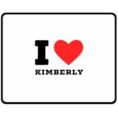 I love kimberly One Side Fleece Blanket (Medium)