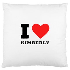 I love kimberly Large Cushion Case (Two Sides)