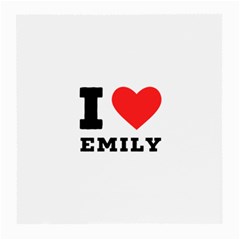 I Love Emily Medium Glasses Cloth (2 Sides) by ilovewhateva
