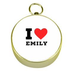 I Love Emily Gold Compasses by ilovewhateva