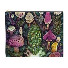Forest Fairycore Foraging Cosmetic Bag (xl) by GardenOfOphir