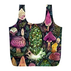 Forest Fairycore Foraging Full Print Recycle Bag (l) by GardenOfOphir