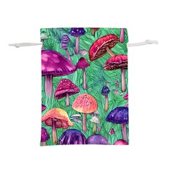 Vintage Flowery Foraging Garden Lightweight Drawstring Pouch (m) by GardenOfOphir