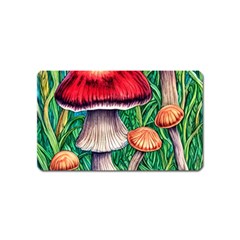 Woodsy Foraging Garden Magnet (name Card) by GardenOfOphir