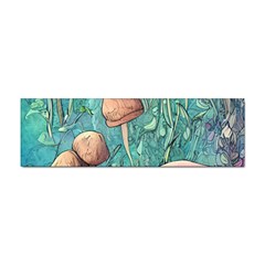 Natural Mushroom Design Fairycore Garden Sticker Bumper (10 Pack) by GardenOfOphir