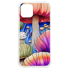 Vintage Mushroom Design Flowery Nature Iphone 12/12 Pro Tpu Uv Print Case by GardenOfOphir