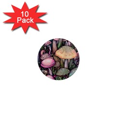Mushroom Magic 1  Mini Magnet (10 Pack)  by GardenOfOphir