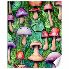 Tiny Toadstools Canvas 11  X 14  by GardenOfOphir