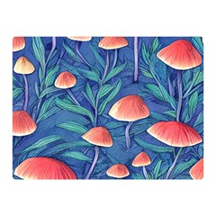 Witchy Mushrooms Premium Plush Fleece Blanket (mini) by GardenOfOphir