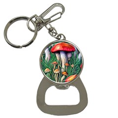 Forest Fairycore Mushroom Foraging Craft Bottle Opener Key Chain by GardenOfOphir